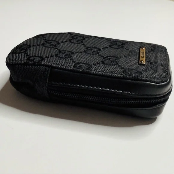 Gucci case - black canvas, pouch - Picture 6 of 13